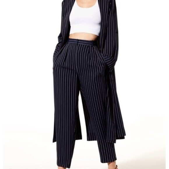 Babaton Modesto pants, black white striped, Size 2 - Picture 2 of 11